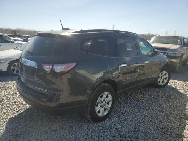 1GNKRFED7GJ154679 - 2016 CHEVROLET TRAVERSE LS BLACK photo 3