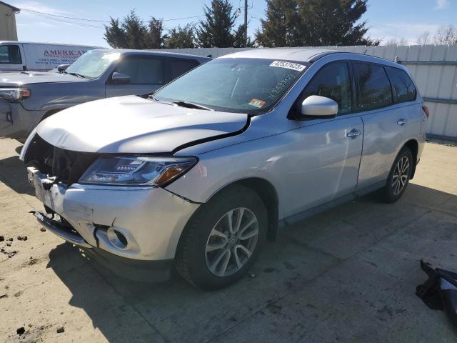 5N1AR2MM8DC686436 - 2013 NISSAN PATHFINDER S 银色 照片 1