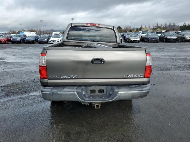 5TBDT44196S547673 - 2006 TOYOTA TUNDRA DOUBLE CAB SR5 CHARCOAL photo 6