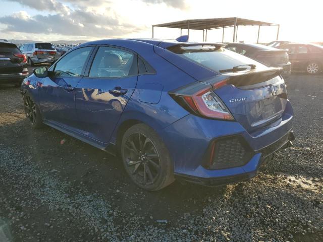 SHHFK7H45JU411464 - 2018 HONDA CIVIC SPORT 蓝色 照片 2