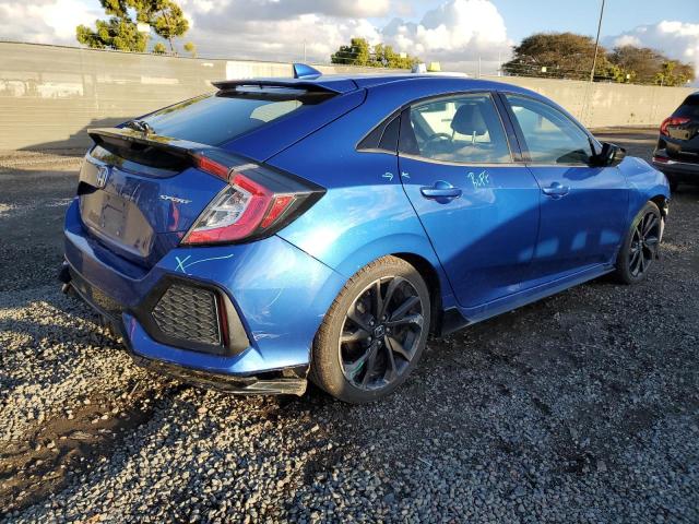 SHHFK7H45JU411464 - 2018 HONDA CIVIC SPORT 蓝色 照片 3