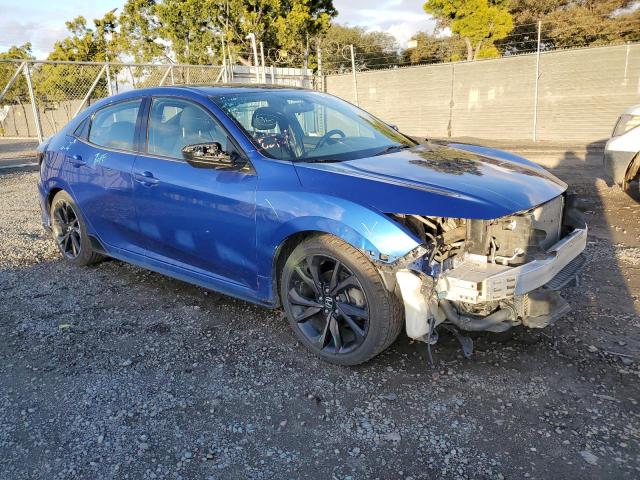 SHHFK7H45JU411464 - 2018 HONDA CIVIC SPORT 蓝色 照片 4