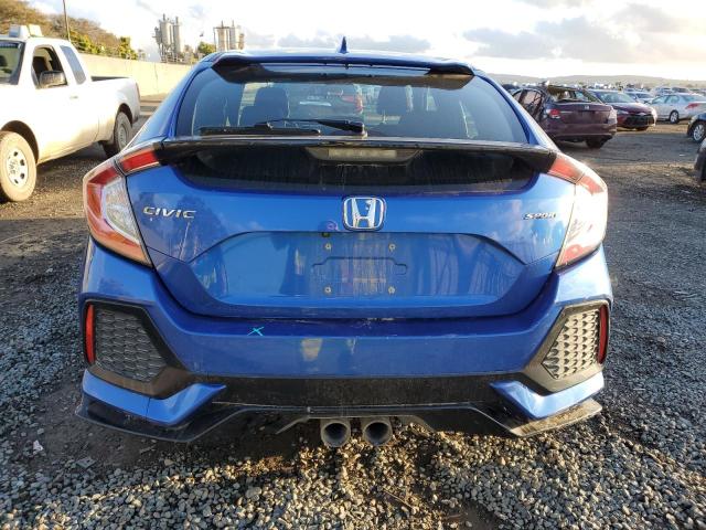 SHHFK7H45JU411464 - 2018 HONDA CIVIC SPORT BLUE photo 6