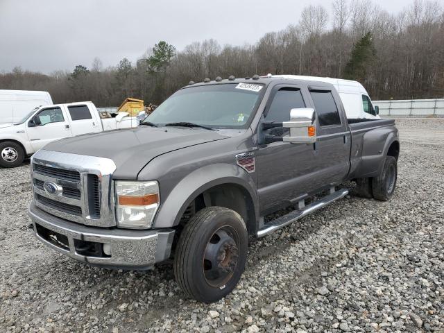 1FTXW43R38EB89398 - 2008 FORD F450 SUPER DUTY GRAY photo 1