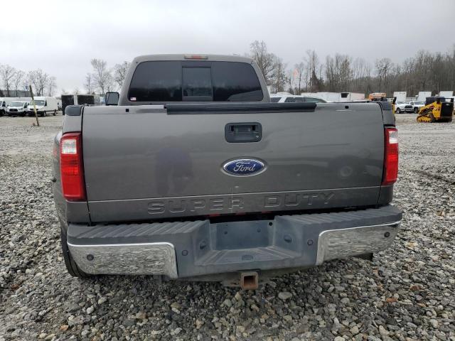 1FTXW43R38EB89398 - 2008 FORD F450 SUPER DUTY GRAY photo 6