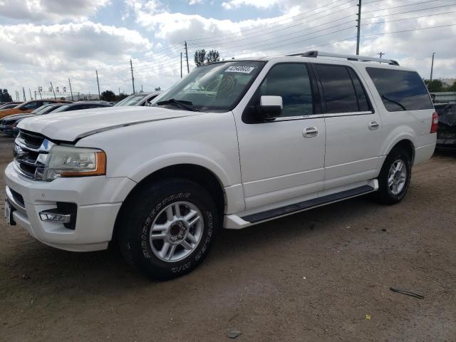 1FMJK1KT1FEF39908 - 2015 FORD EXPEDITION EL LIMITED WHITE photo 1