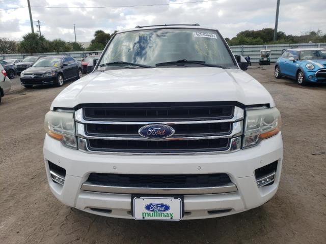 1FMJK1KT1FEF39908 - 2015 FORD EXPEDITION EL LIMITED WHITE photo 5