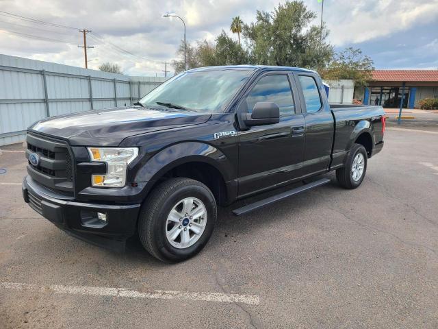 1FTEX1C89HKD97166 - 2017 FORD F150 SUPER CAB BLACK photo 2