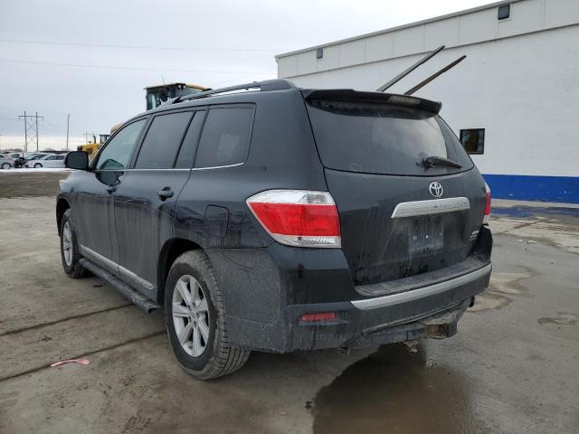 5TDBK3EH5BS083606 - 2011 TOYOTA HIGHLANDER BASE Қара фото 2