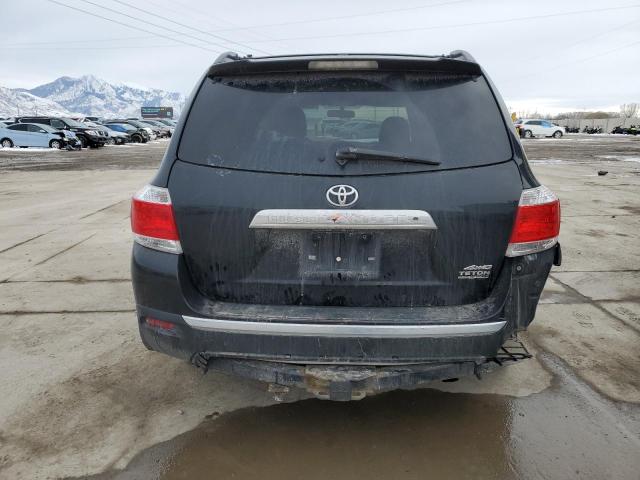 5TDBK3EH5BS083606 - 2011 TOYOTA HIGHLANDER BASE BLACK photo 6