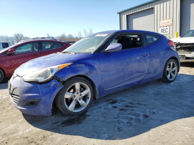 KMHTC6AD9CU071361 - 2012 HYUNDAI VELOSTER BLUE photo 1