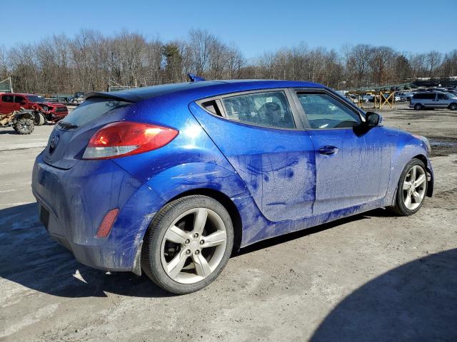 KMHTC6AD9CU071361 - 2012 HYUNDAI VELOSTER BLUE photo 3