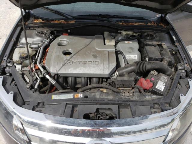 3FADP0L38AR426934 - 2010 FORD FUSION HYBRID GRAY photo 11