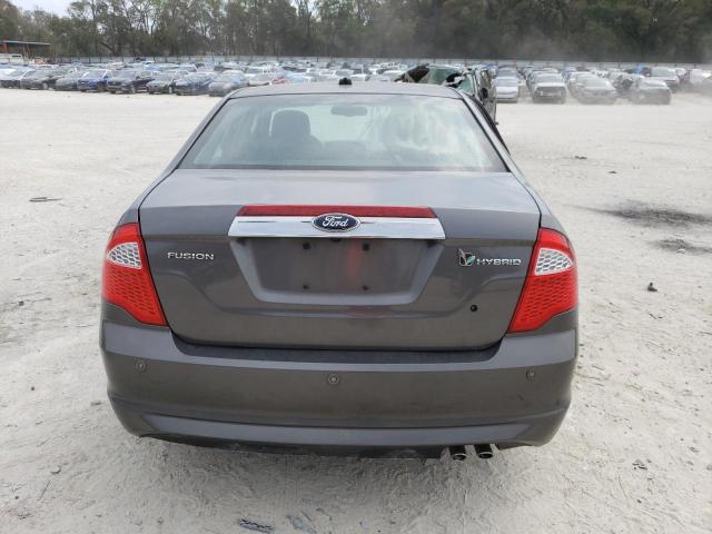 3FADP0L38AR426934 - 2010 FORD FUSION HYBRID GRAY photo 6