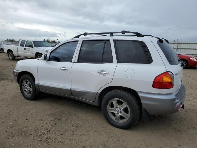 KM8SC13D62U322380 - 2002 HYUNDAI SANTA FE GLS WHITE photo 2