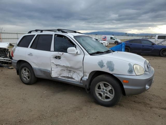 KM8SC13D62U322380 - 2002 HYUNDAI SANTA FE GLS WHITE photo 4