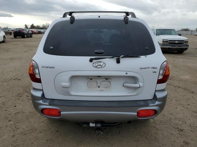 KM8SC13D62U322380 - 2002 HYUNDAI SANTA FE GLS WHITE photo 6