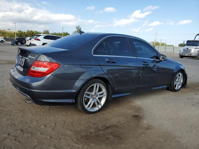 WDDGF8AB2ER312146 - 2014 MERCEDES-BENZ C 300 4MATIC GRAY photo 3