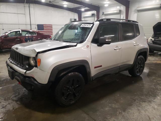 ZACCJBCB8JPG72788 - 2018 JEEP RENEGADE TRAILHAWK SILVER photo 1