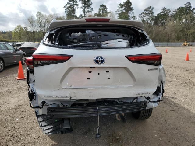 5TDYARAH4PS517835 - 2023 TOYOTA HIGHLANDER HYBRID LIMITED WHITE photo 6