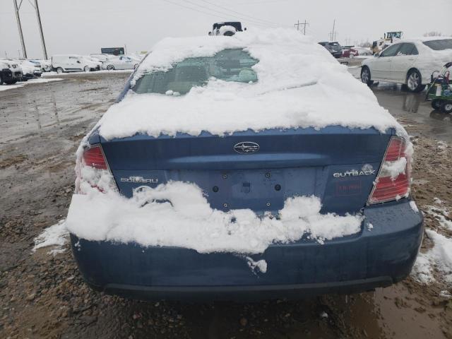 4S4BL62C977202147 - 2007 SUBARU LEGACY OUTBACK 2.5I LIMITED BLUE photo 6