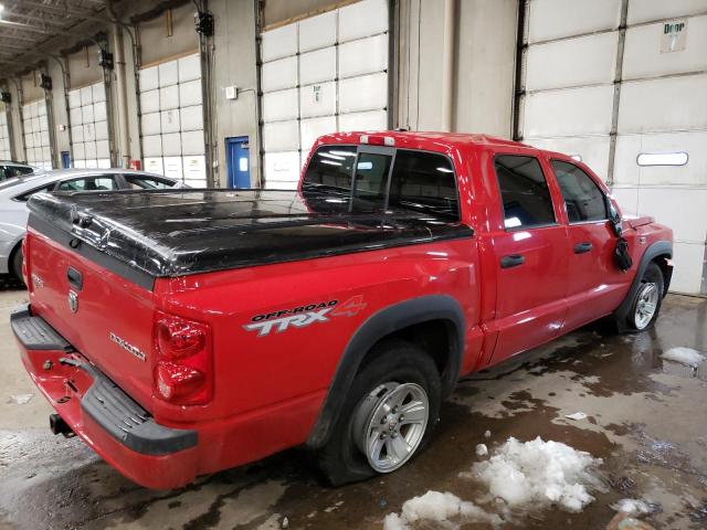 1D7RW7GP3BS521406 - 2011 DODGE DAKOTA TRX RED photo 3