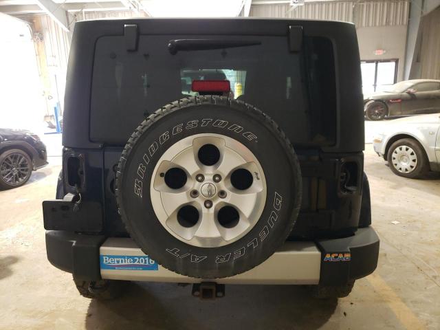 1C4AJWBGXDL588007 - 2013 JEEP WRANGLER SAHARA BLUE photo 6