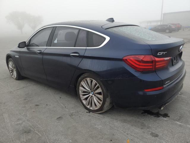 WBA5M4C52ED183925 - 2014 BMW 535 XIGT BLUE photo 2