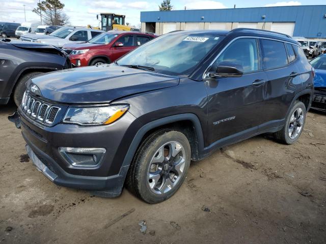 3C4NJDCB7JT354304 - 2018 JEEP COMPASS LIMITED GRAY photo 1