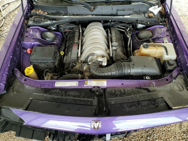 2B3CJ7DW7AH191111 - 2010 DODGE CHALLENGER SRT-8 紫色 照片 11