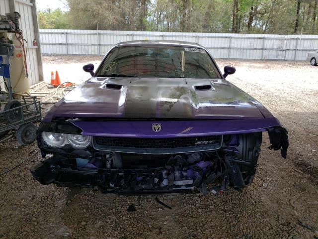 2B3CJ7DW7AH191111 - 2010 DODGE CHALLENGER SRT-8 PURPLE photo 5