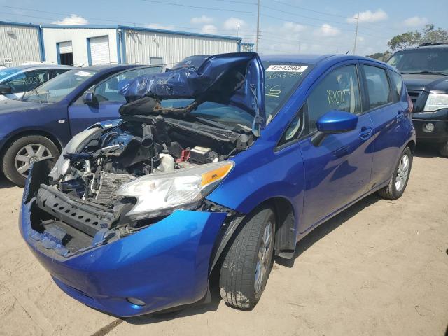 3N1CE2CPXFL438591 - 2015 NISSAN VERSA NOTE S BLUE photo 1