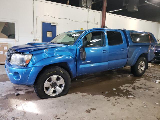 5TEMU52N27Z386782 - 2007 TOYOTA TACOMA DOUBLE CAB LONG BED BLUE photo 1