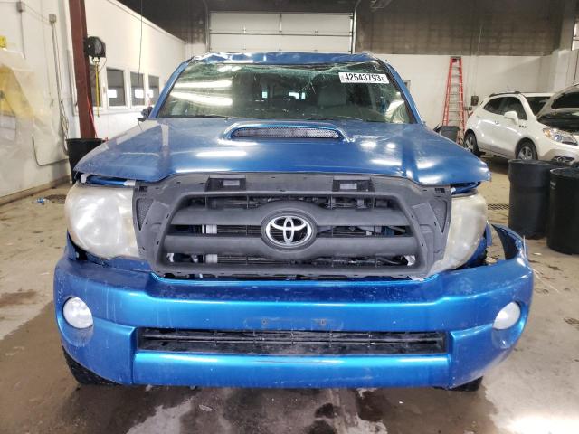 5TEMU52N27Z386782 - 2007 TOYOTA TACOMA DOUBLE CAB LONG BED BLUE photo 5