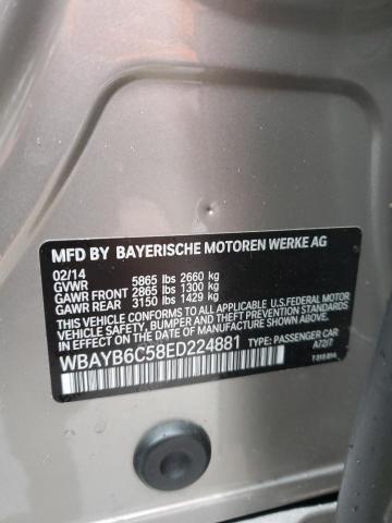 WBAYB6C58ED224881 - 2014 BMW ALPINA B7 XI 棕色 照片 12
