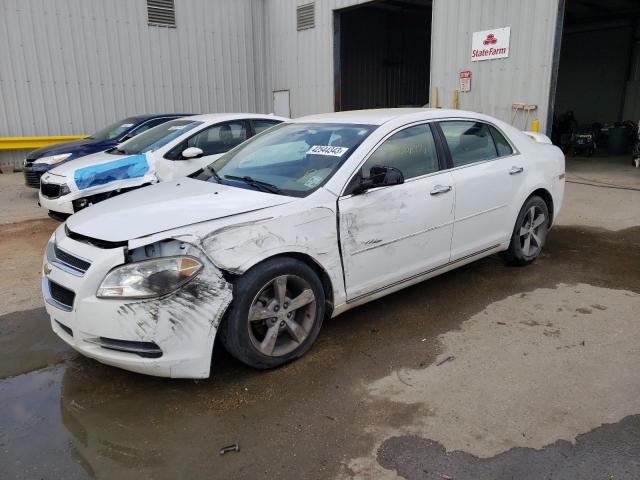 1G1ZC5EU6CF166735 - 2012 CHEVROLET MALIBU 1LT WHITE photo 1