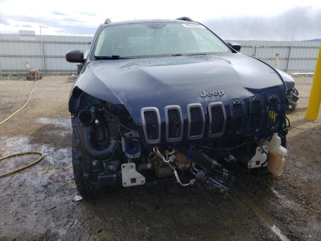 1C4PJMBS5EW211023 - 2014 JEEP CHEROKEE TRAILHAWK BLUE photo 9