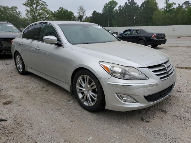 KMHGC4DD0DU218878 - 2013 HYUNDAI GENESIS 3.8L SILVER photo 4