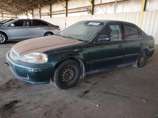 2HGEJ6612YH559659 - 2000 HONDA CIVIC BASE GREEN photo 1