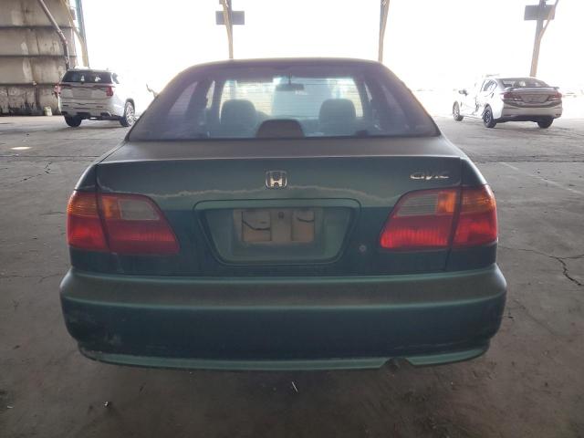 2HGEJ6612YH559659 - 2000 HONDA CIVIC BASE GREEN photo 6