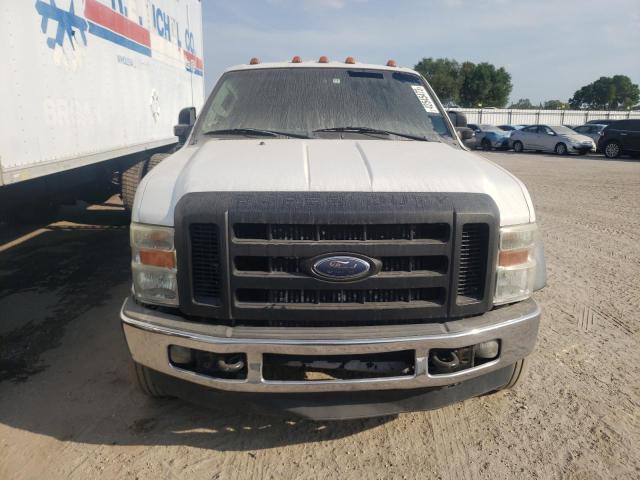 1FDXW47R98EB23900 - 2008 FORD F450 SUPER DUTY WHITE photo 5