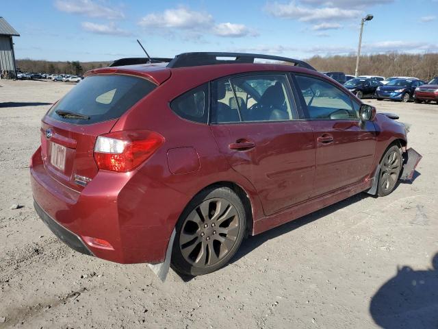 JF1GPAU67E8240529 - 2014 SUBARU IMPREZA SPORT LIMITED RED photo 3