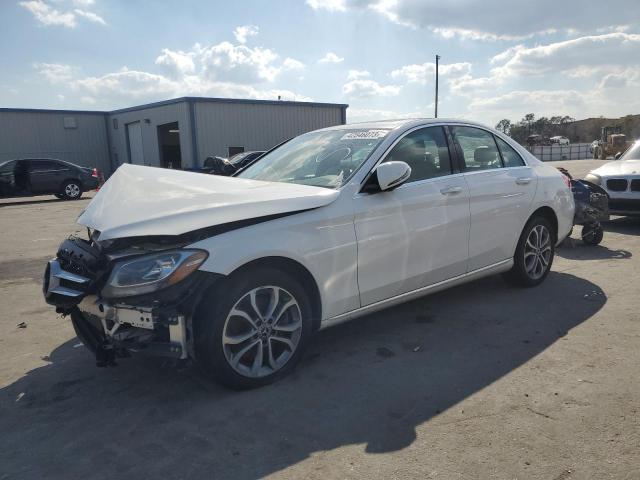 55SWF4KB5JU251354 - 2018 MERCEDES-BENZ C 300 4MATIC WHITE photo 1