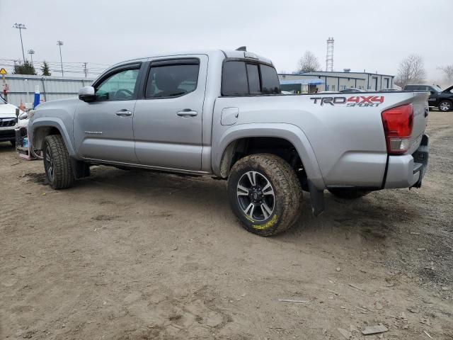 5TFCZ5AN7GX044203 - 2016 TOYOTA TACOMA DOUBLE CAB SILVER photo 2