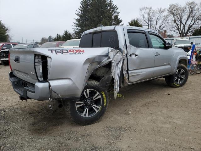 5TFCZ5AN7GX044203 - 2016 TOYOTA TACOMA DOUBLE CAB SILVER photo 3