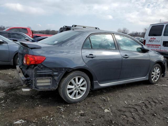 2T1BU4EE3AC432386 - 2010 TOYOTA COROLLA BASE CHARCOAL photo 3
