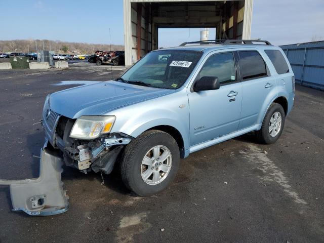 4M2CU81168KJ41415 - 2008 MERCURY MARINER BLUE photo 1