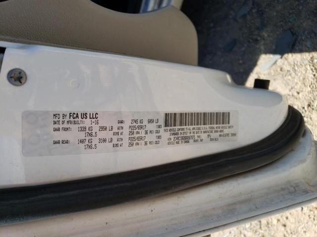 2C4RC1BG9GR267975 - 2016 CHRYSLER TOWN & COU TOURING 白色 照片 13