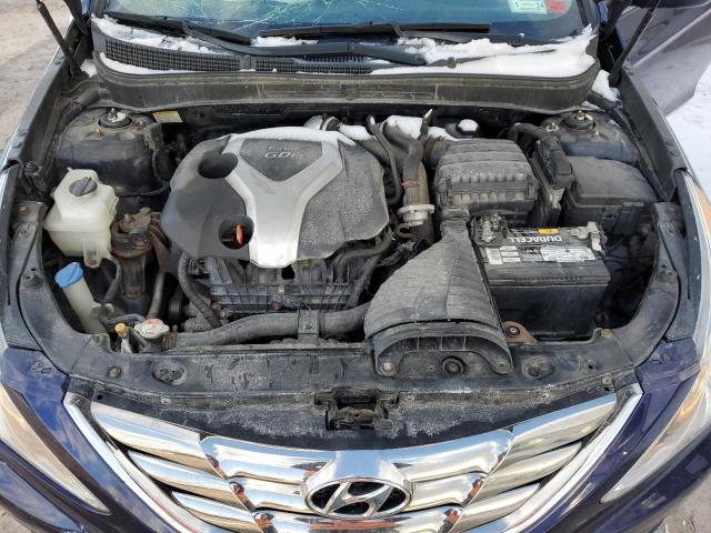 5NPEC4AB0DH561635 - 2013 HYUNDAI SONATA SE BLUE photo 11