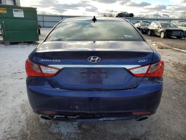 5NPEC4AB0DH561635 - 2013 HYUNDAI SONATA SE BLUE photo 6